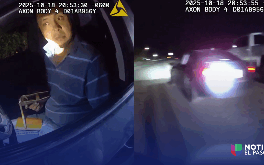 Captado en cámara: Hombre es arrestado tras huir de un agente del alguacil en El Paso