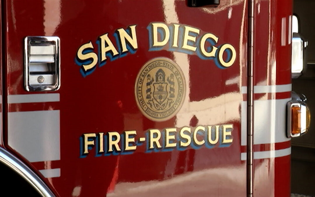 Arrestan sospechoso por robar camión de bomberos en San Diego
