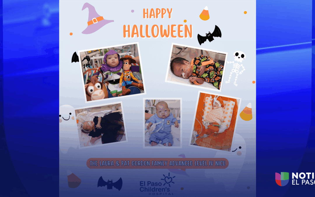 Ternura y esperanza en Halloween desde la Unidad de Cuidados Intensivos Neonatales del El Paso Children’s Hospital