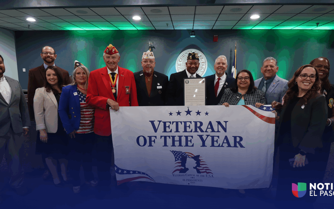 Condado de El Paso reconoce al Veterano del Año 2025-2026 en ceremonía