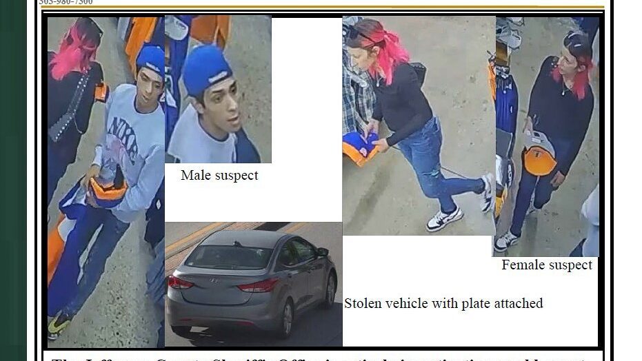 Pareja armada con cuchillo roba artículos de Broncos y Nuggets en la tienda Rally House