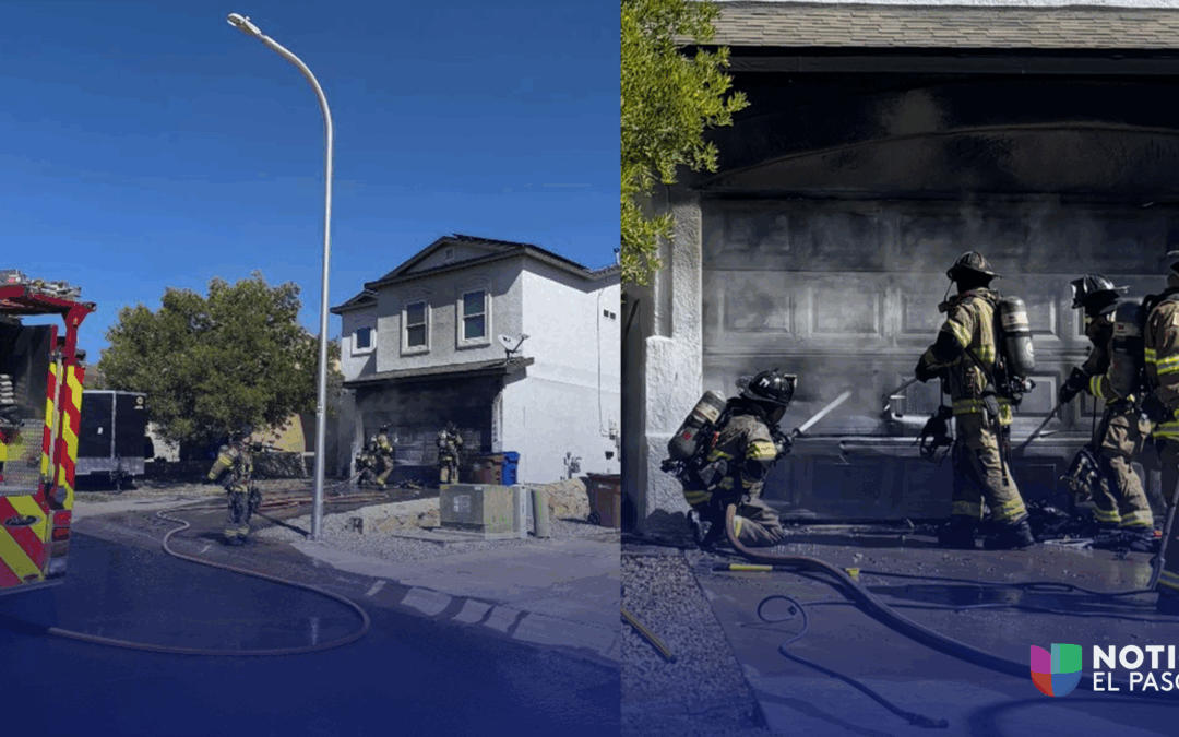 Incendio daña vivienda residencia en Las Cruces; una persona se encuentra herida