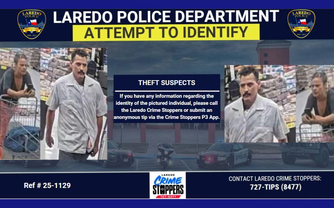 Policía de Laredo busca a sospechosos por presunto robo en tienda