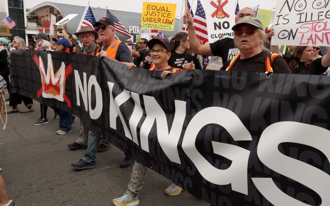 Todo listo para la manifestación “No Kings” de este sábado
