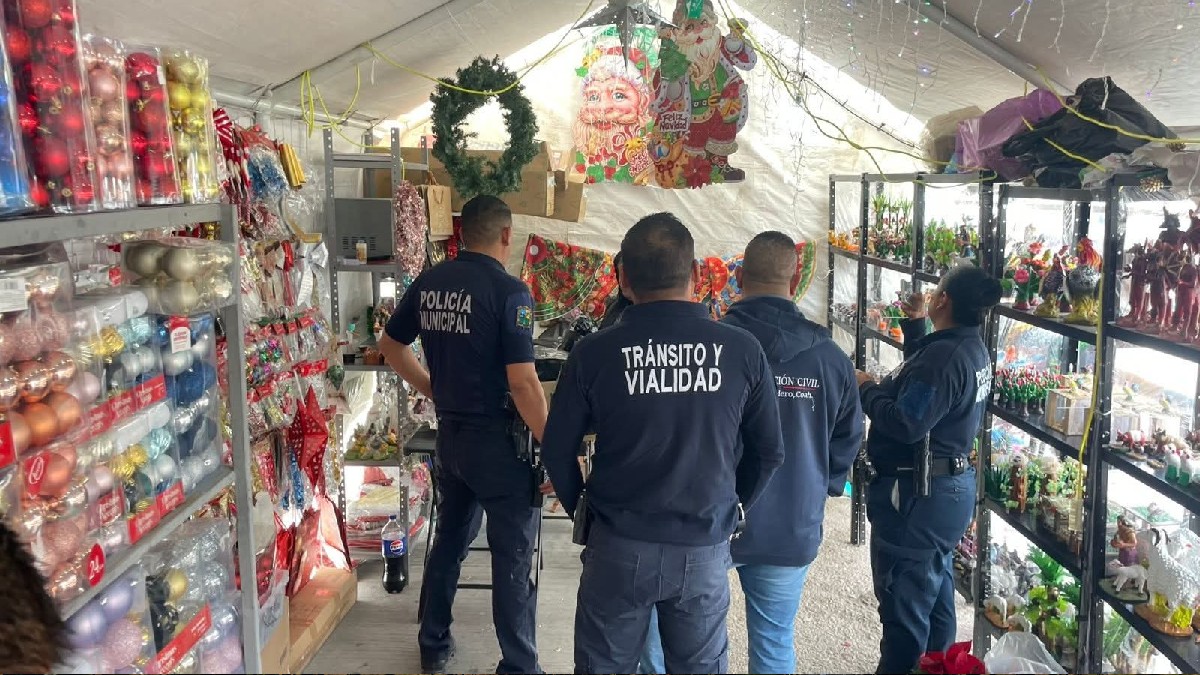 Operativo para Prevenir Venta de Pirotecnia en Francisco I. Madero