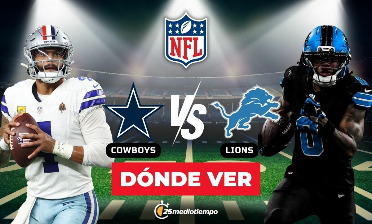 Cowboys vs Lions: Cómo ver EN VIVO Thursday Night Football Semana 14 de la NFL