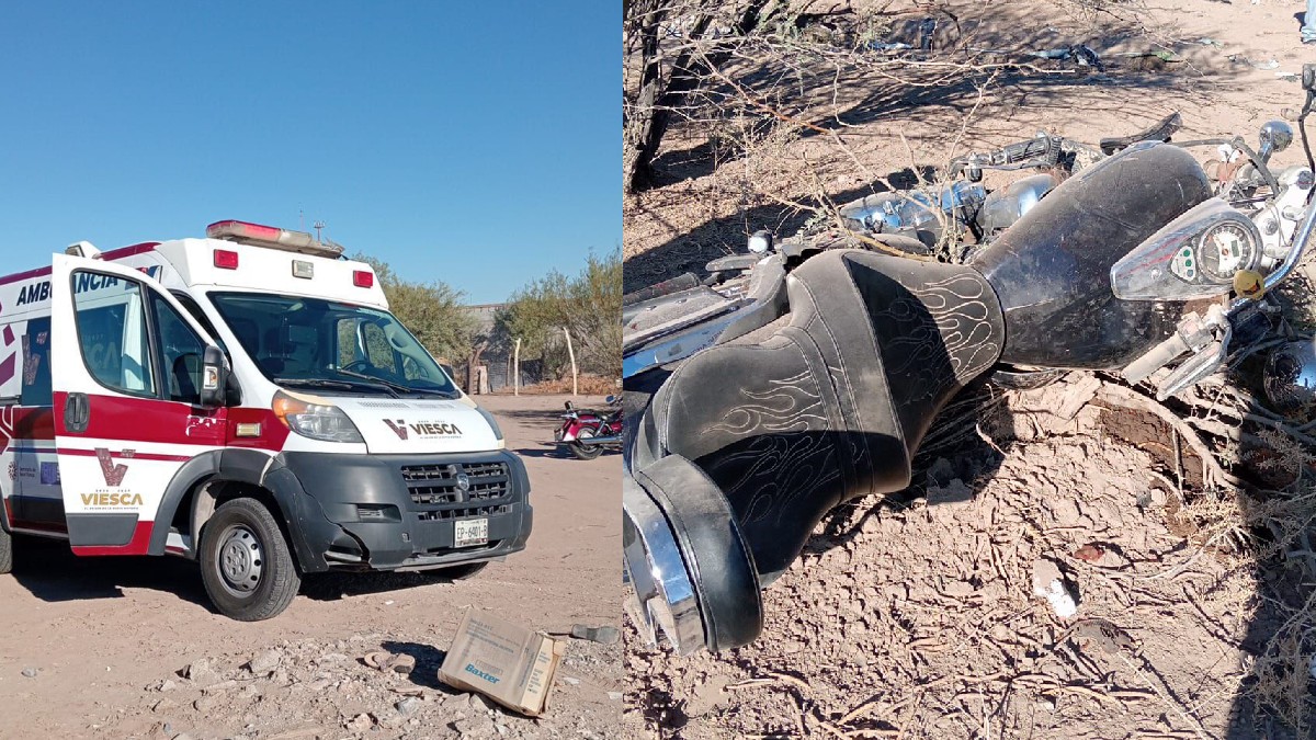 Trágico accidente de motocicleta en Viesca: Hombre muere y tres heridos reportados