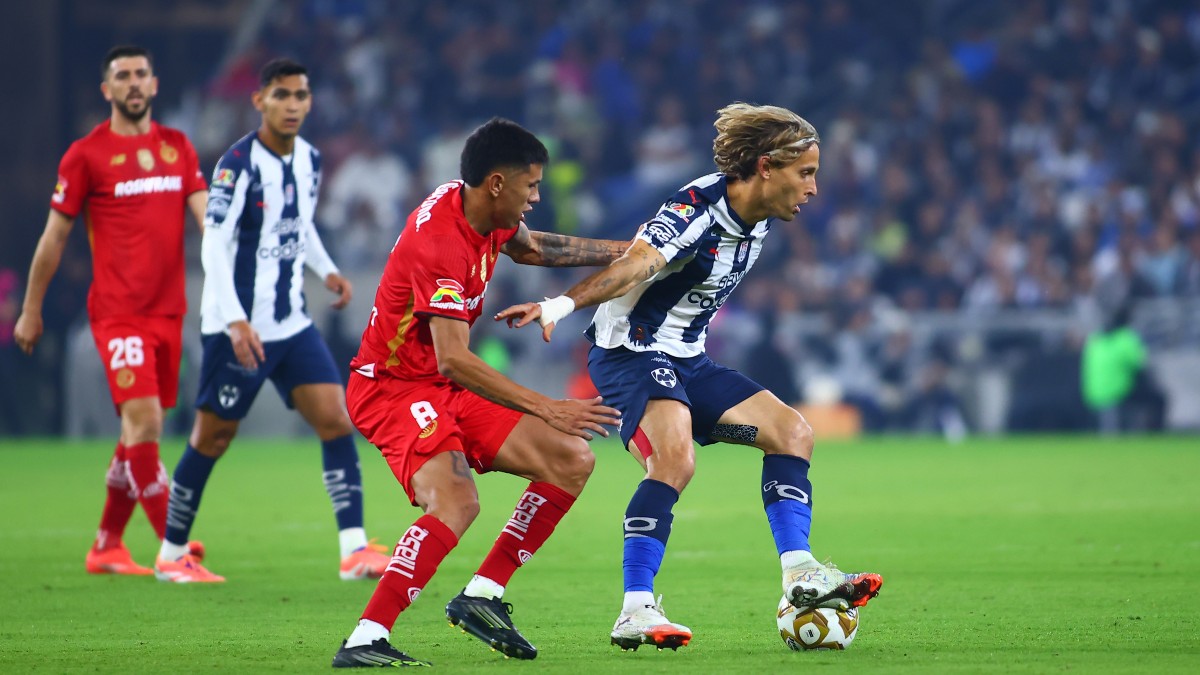 Marcador del Partido Rayados vs Toluca en la Semifinal de Ida de la Liga MX 2025