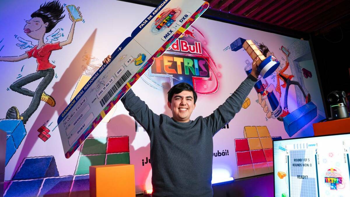 México se Prepara para el Red Bull Tetris con Drones rumbo a Dubái