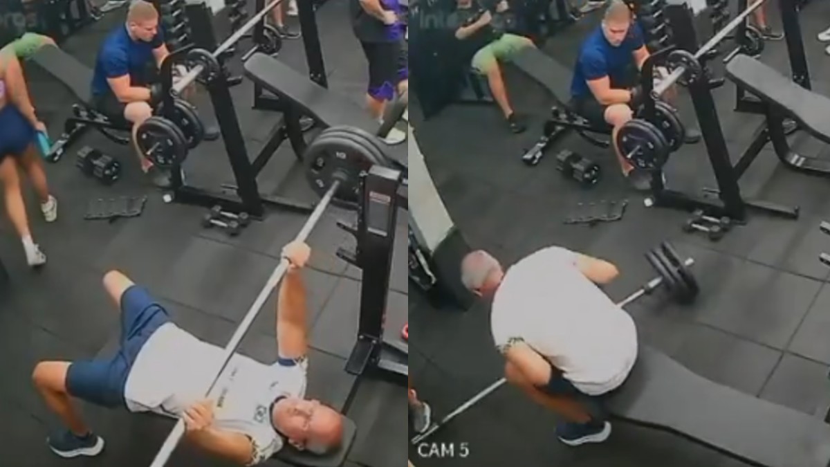 Hombre muere en trágico accidente en gimnasio al caerle barra de 75 kg
